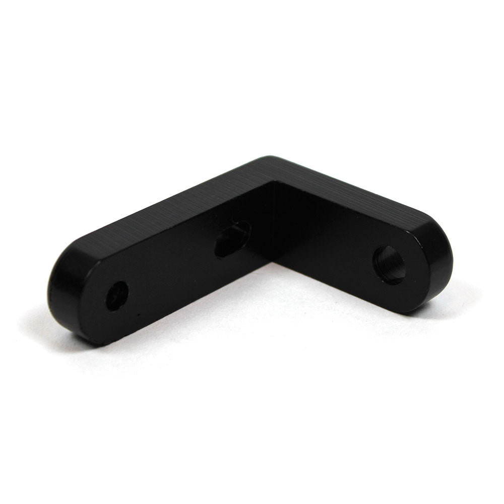 Auspuffhalter Alu schwarz (L) KR