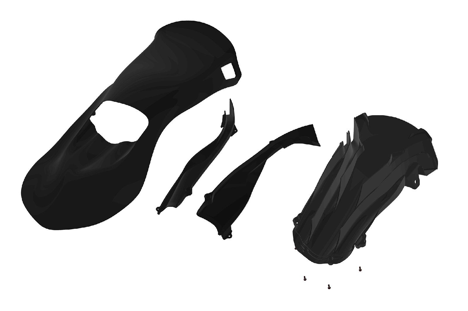 Frontschild schwarz OM. 2025