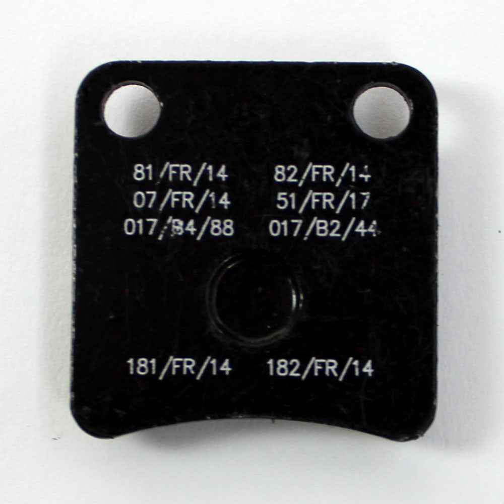 Bremsbelag vorne KR KZ/DD2/MINI KR Schwarz