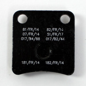 Bremsbelag vorne KR KZ/DD2/MINI KR Schwarz