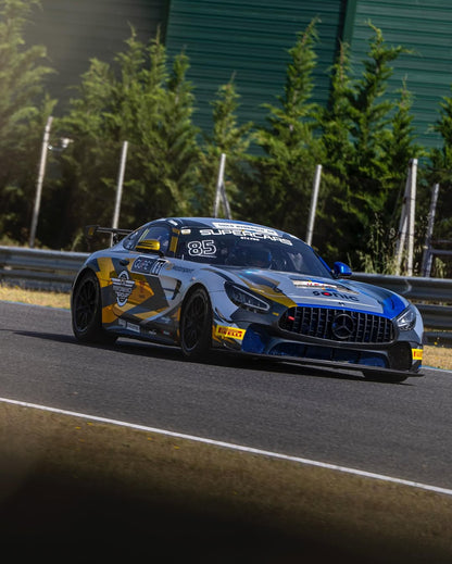 Als Beifahrer im AMG GT4 Renntaxi